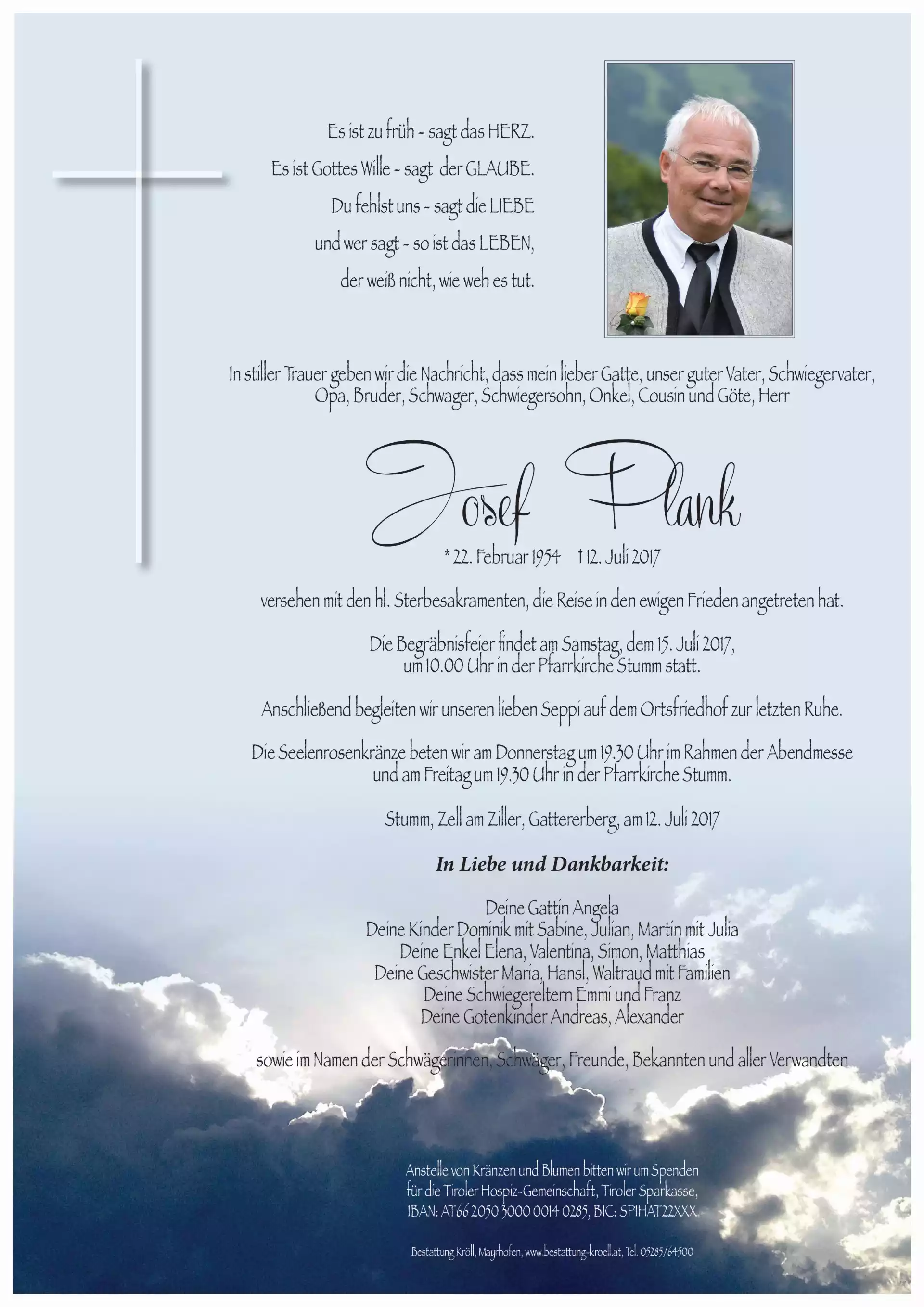Parte von Josef Plank